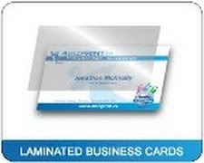 laminated business card samples